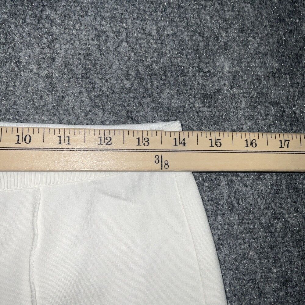 Lafayette Pants Womens Size S Off White Ponte Pull On Crop - Picture 4 of 9